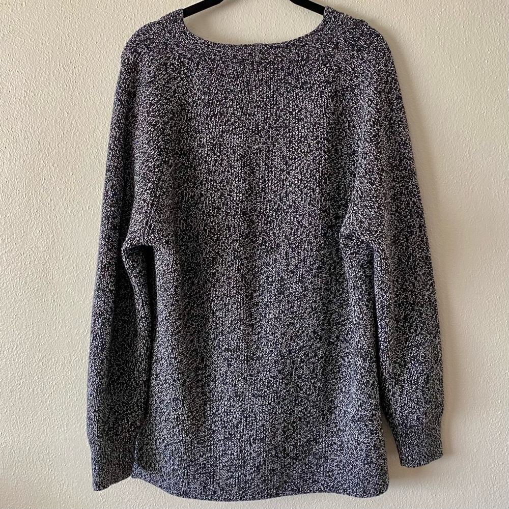 Athleta Switchback Black Marled Pullover Merino W… - image 7